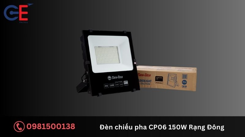 Hướng dẫn lắp đặt đèn chiếu pha CP06 150W Rạng Đông