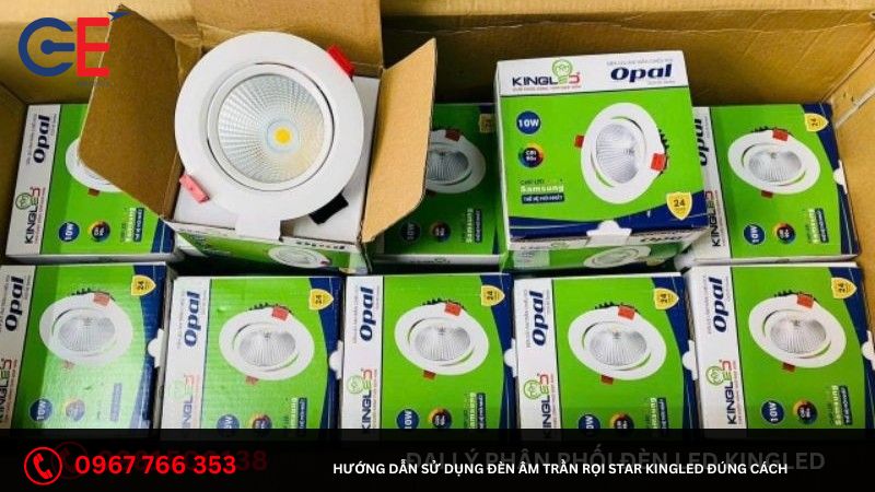 Hướng dẫn sử dụng đèn âm trần rọi Star Kingled đúng cách