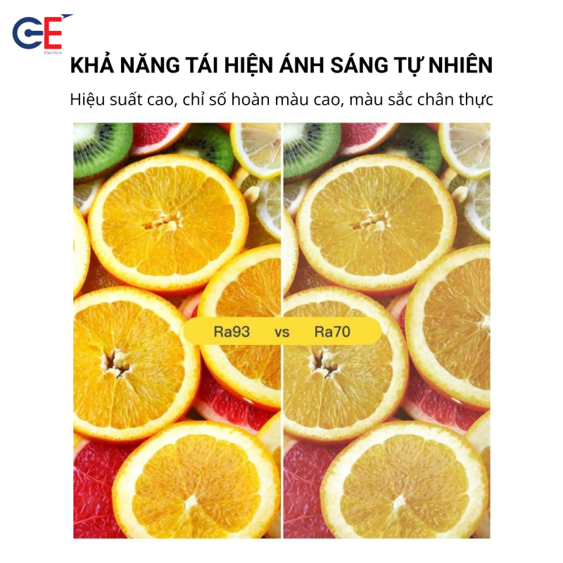 Khả năng tái hiện ánh sáng tự nhiên