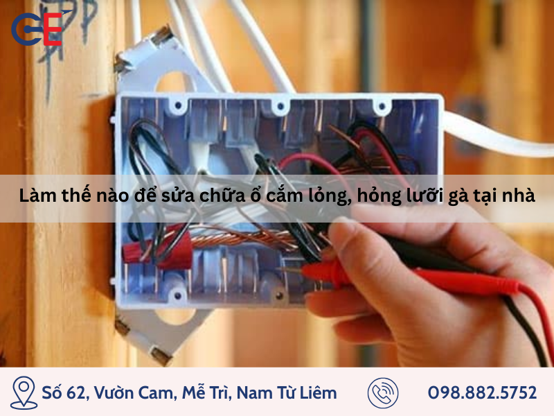 Làm thế bào để sửa chữa ổ cắm lỏng, hỏng lưỡi gà tại nhà