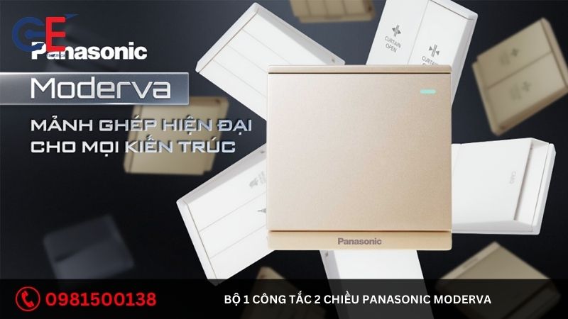 Cách sử dụng bộ 1 công tắc 2 chiều Panasonic Moderva