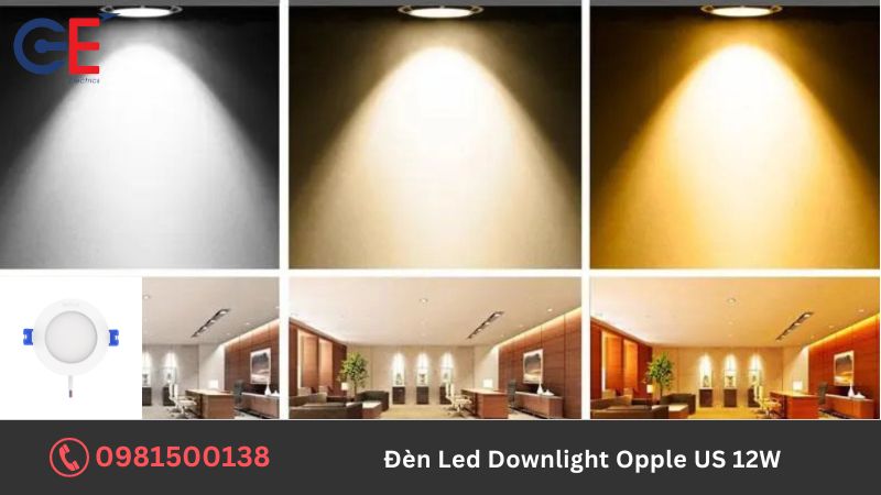 Lưu ý khi sử dụng đèn LED Downlight Opple US 12W