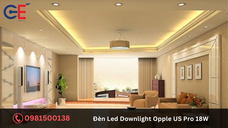 Lưu ý khi sử dụng đèn LED Downlight Opple US Pro 18W