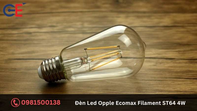 Lưu ý khi sử dụng đèn Led Opple Ecomax Filament ST64 4W