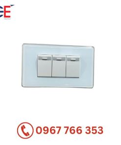 Mặt kính cường lực viền nhôm Panasonic hình chữ nhật