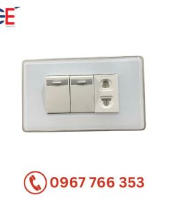 Mặt kính cường lực viền nhôm Panasonic hình chữ nhật