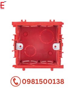 Đế âm vuông màu đỏ Edenki MB-S-Đ