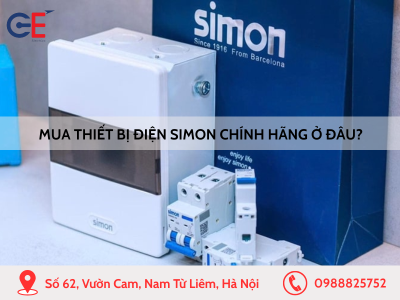 Mua thiết bị điện Simon chính hãng ở đâu?
