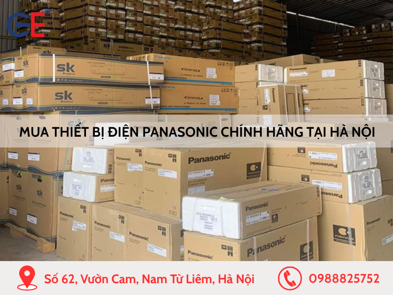 Mua thiết bị điện Panasonic chính hãng tại Hà Nội