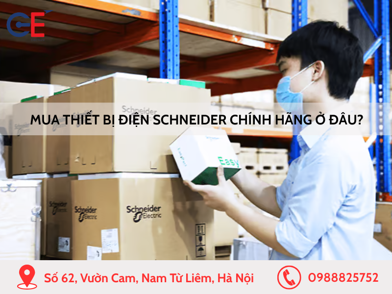 Mua thiết bị điện Schneider chính hãng ở đâu?
