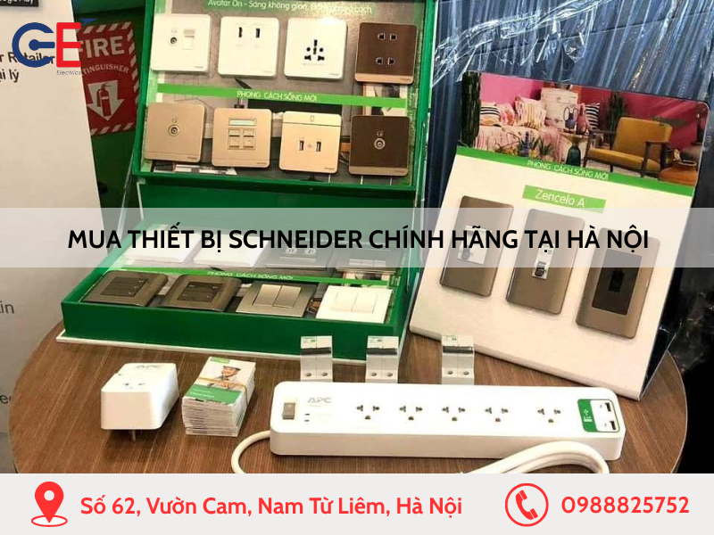 Mua thiết bị Schneider chính hãng tại Hà Nội