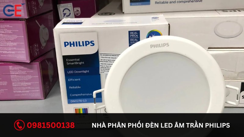 Nhà phân phối đèn LED âm trần Philips chính hãng