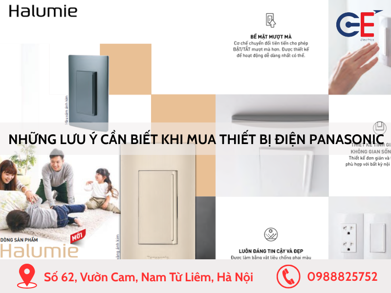 Những lưu ý cần biết khi mua thiết bị điện Panasonic