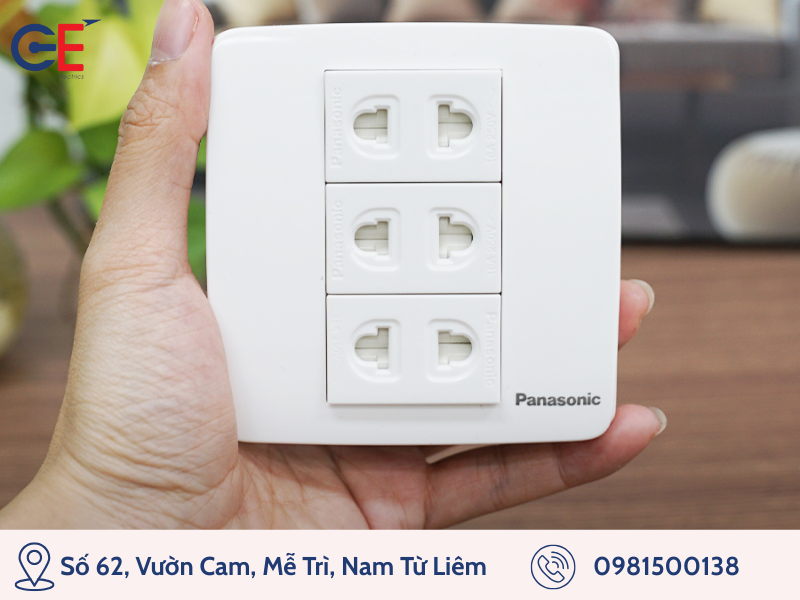 Ổ cắm có màn che an toàn 