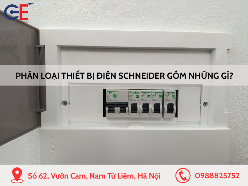 Phân loại thiết bị điện Schneider gồm những loại nào?