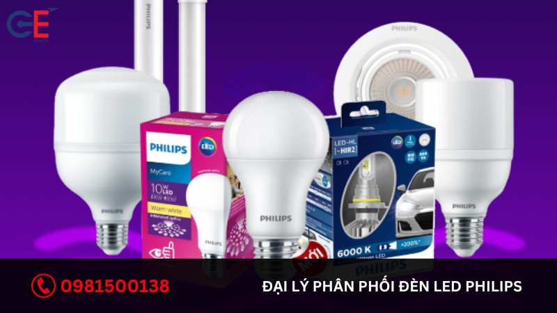 Đại lý phân phối đèn Led Philips