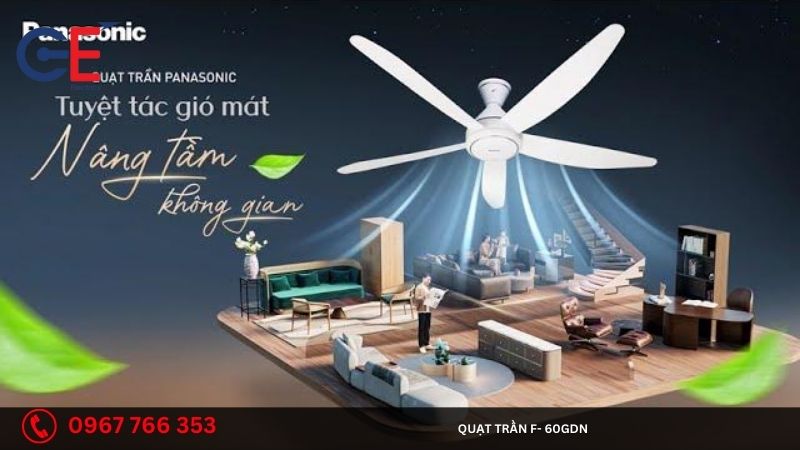 Quạt trần F- 60GDN