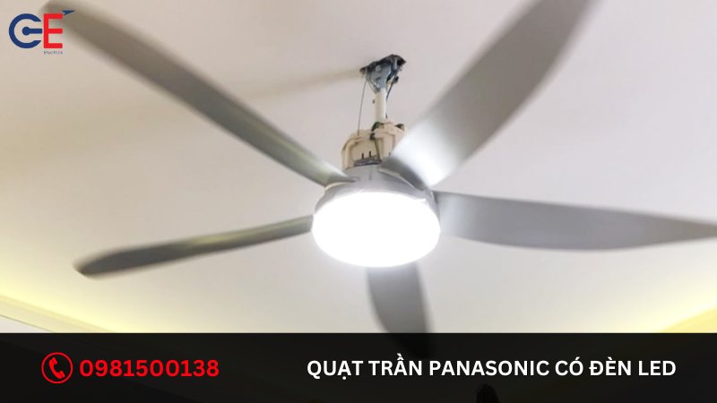 Quạt trần Panasonic có đèn LED