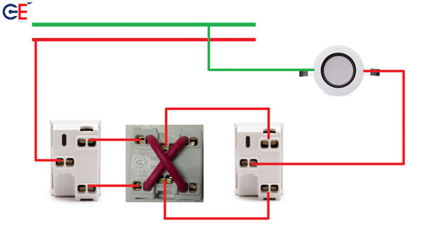 sơ đồ đấu công tắc 2 chiều Panasonic