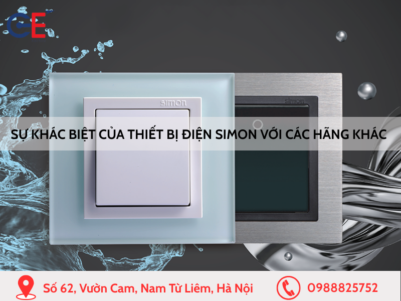Sự khác biệt của thiết bị điện Simon với các hãng khác trên thị trường