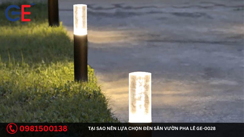 Tại sao nên lựa chọn đèn sân vườn pha lê GE-0028 