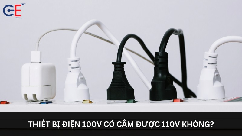 Thiết bị điện 100v có cắm được 110v không