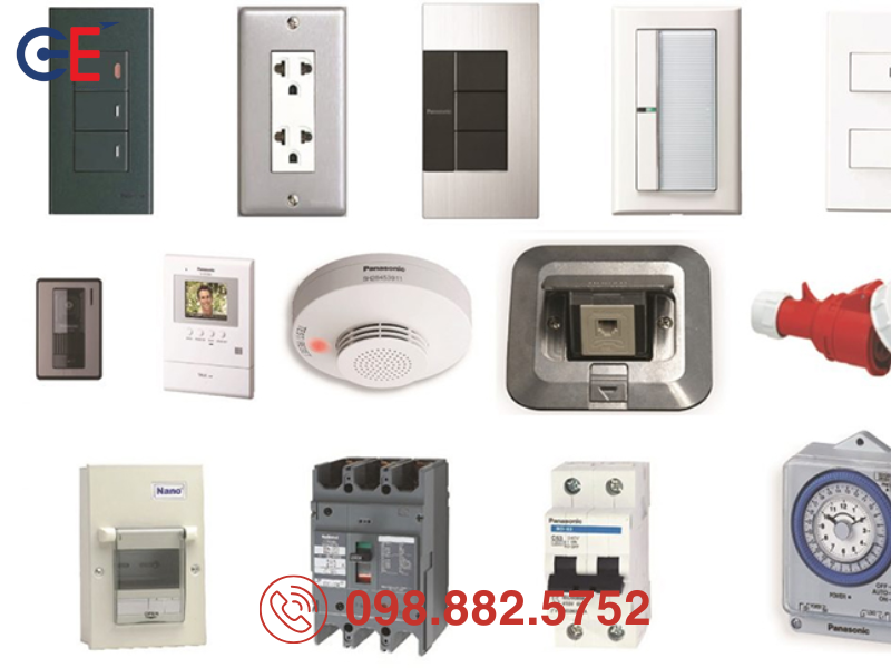 Thiết bị điện đa dạng mẫu mã