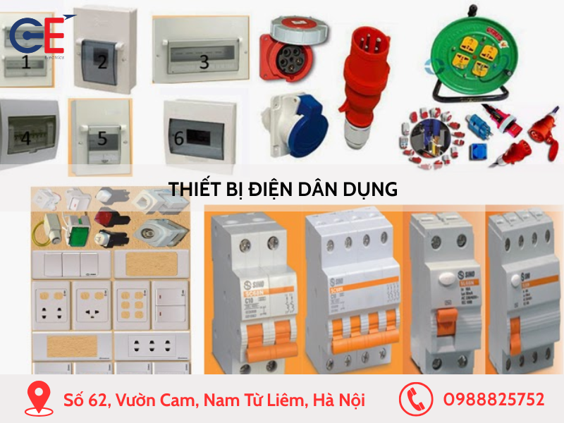 Thiết bị điện cho dân dụng