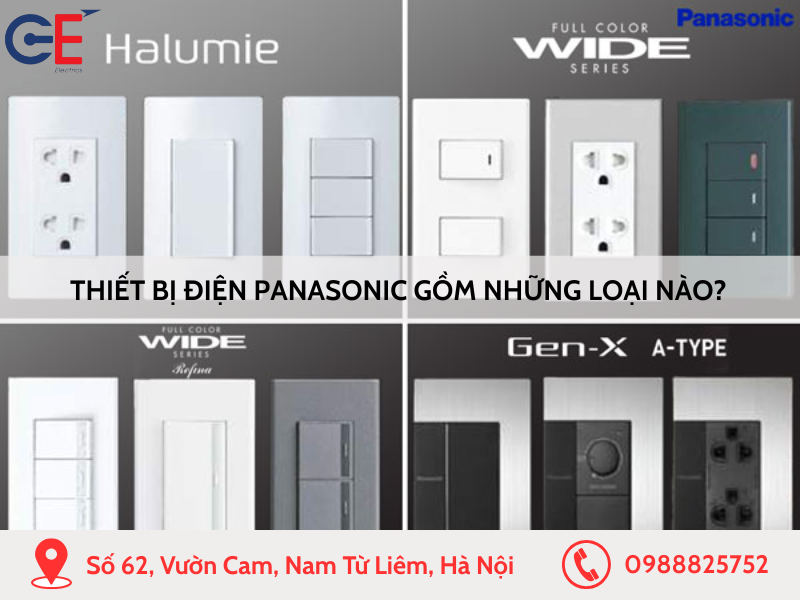 Phân loại thiết bị điện Panasonic bao gồm những loại nào? Đặc điểm của từng loại
