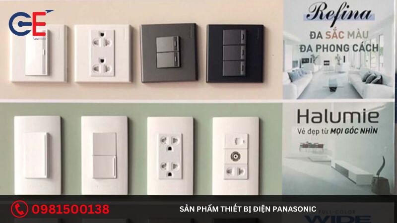 Các sản phẩm thiết bị điện của thương hiệu Panasonic