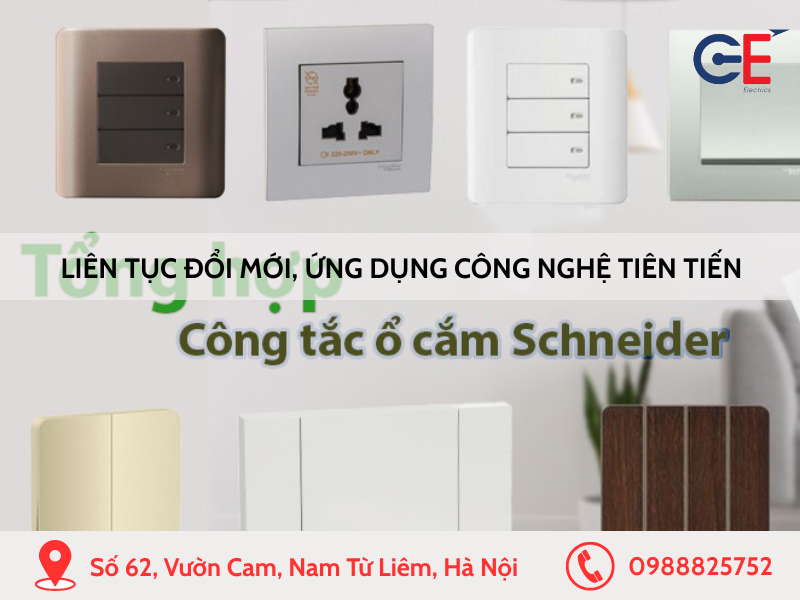 Thiết bị điện Schneider liên tục đổi mới, ứng dụng công nghệ tiên tiến