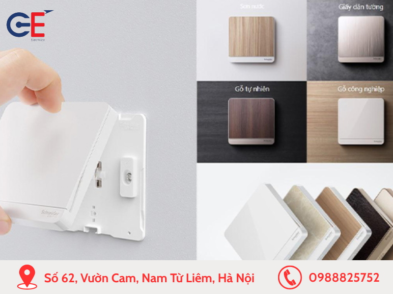 Thiết bị điện Schneider hiết kế hiện đại và thẩm mỹ cao