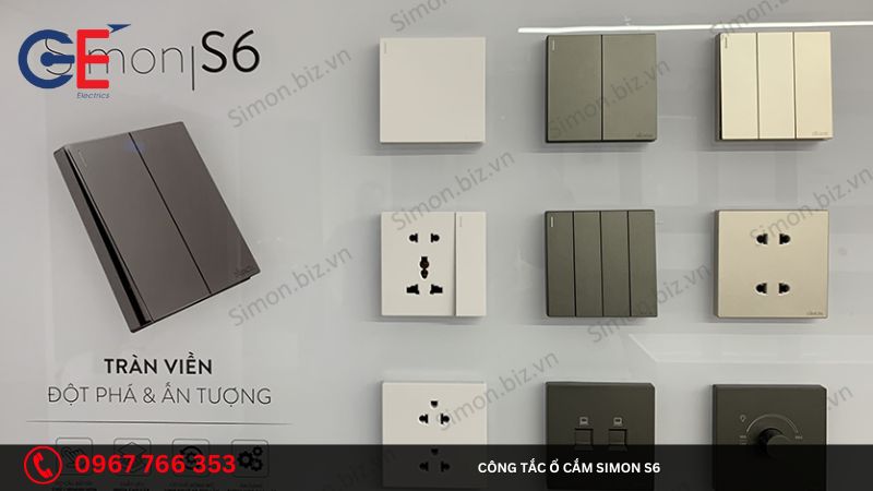 Công tắc ổ cắm Simon S6