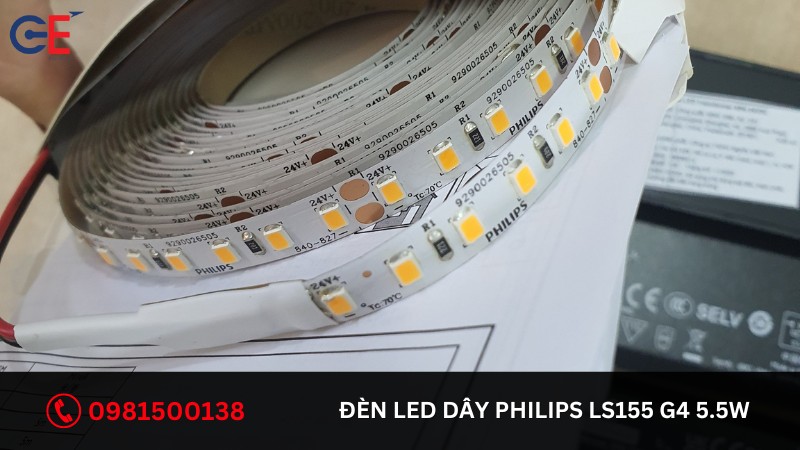 Thiết kế của đèn Led dây Philips LS155 G4 5.5W
