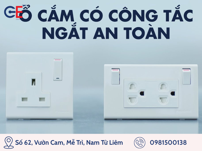 Ổ cắm có màn che