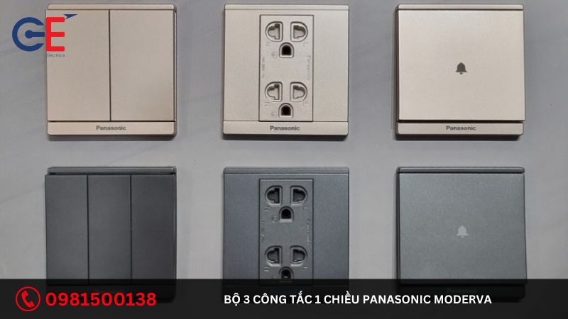 Tính năng của bộ 3 công tắc 1 chiều Panasonic Moderva