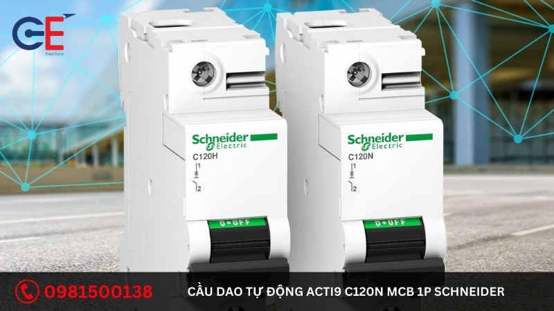 Tính năng của cầu dao tự động Acti9 C120N MCB 1P Schneider