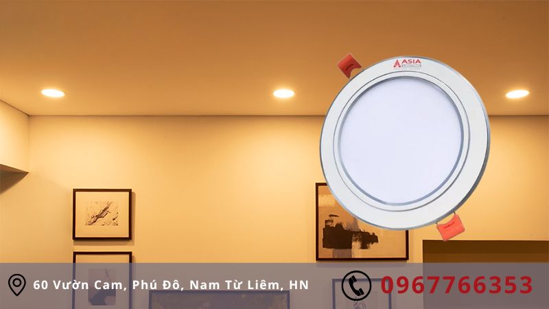 Tính năng của đèn âm trần 9W Asia PT9