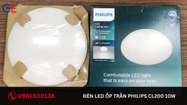 Tính năng của đèn LED Ốp Trần Philips CL200 10W