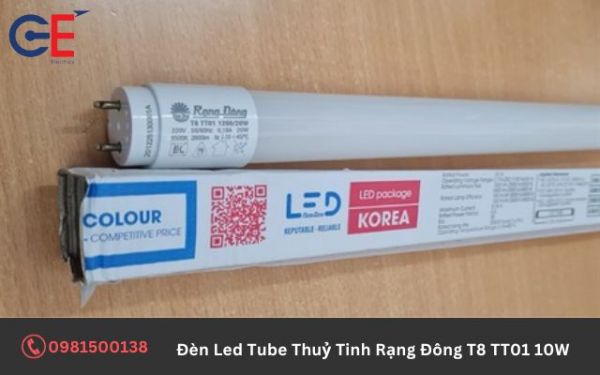 Công dụng của đèn Led Tube Thuỷ Tinh Rạng Đông T8 TT01 10W