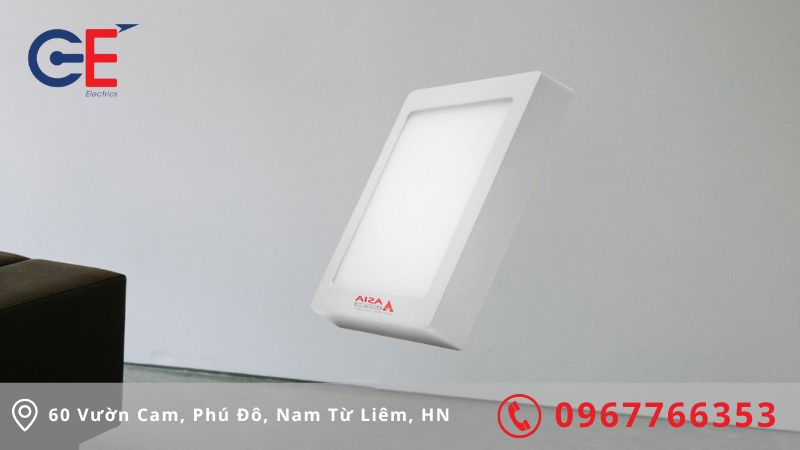 Tính năng của đèn ốp trần vuông đổi màu 24W Asia