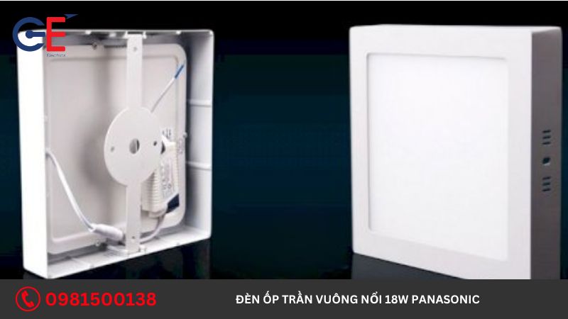 Tính năng của đèn ốp trần vuông nổi 18W Panasonic