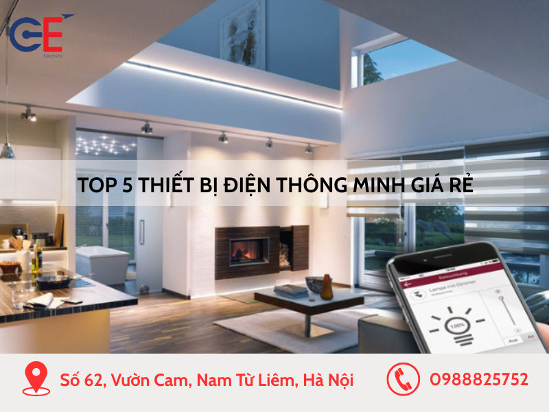 Top 5 thiết bị điện thông minh giá rẻ