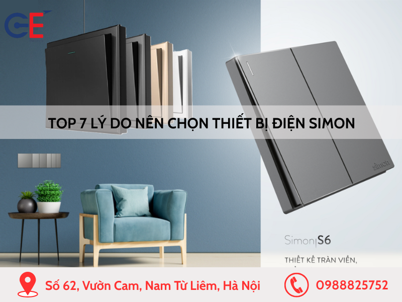Top 7 lý do nên chọn thiết bị điện Simon