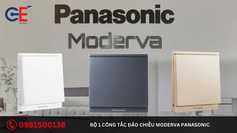 Ứng dụng của bộ 1 công tắc đảo chiều Moderva Panasonic