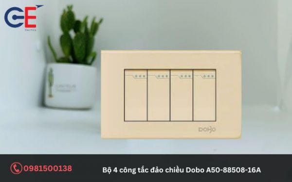 Ứng dụng của bộ 4 công tắc đảo chiều Dobo A50-88508-16A