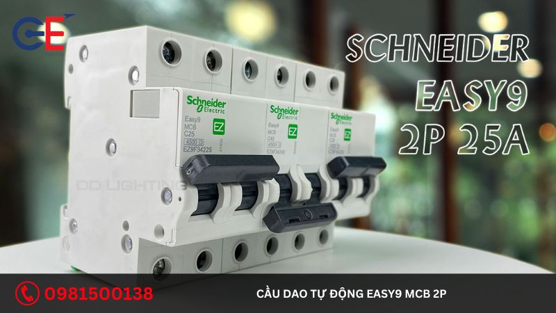 Ứng dụng của cầu dao tự động Easy9 MCB 2P