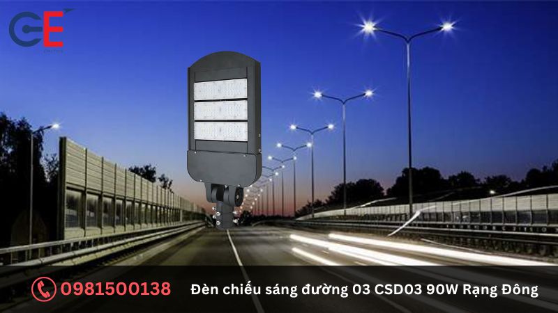 Ứng dụng của đèn chiếu sáng đường Rạng Đông CSD03 90W