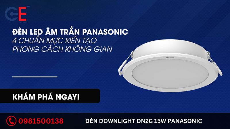 Ứng dụng của đèn Downlight DN2G 15W Panasonic