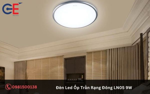 Ứng dụng của đèn Led Ốp Trần Rạng Đông LN05 9W